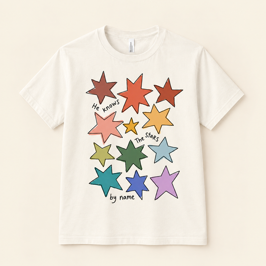He Knows The Stars Adult Tee